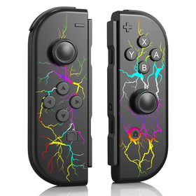 NS01 Left and Right Handles for Switch RGB Joycon Game Controller NS bluetooth Host Handles with Remote Wake-up