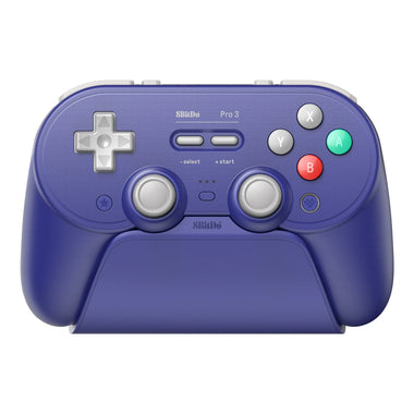 8Bitdo Pro 3 Tri-mode Gaming Controller with Charging Dock Hall Effect Triggers TMR Joystick for Switch 2 PC Steam Android iOS Gaming Gamepad