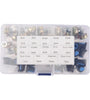 18Pcs/lot 9 Values WH148 Potentiometer B1K 2K 5K 10K 20K 50K 100K 250k 500K 1M ohm Linear Rotary Potentiometer with Knobs