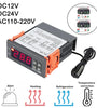 STC-1000 STC 1000 12V 24V 220V Digital Temperature Controller Thermostat Thermoregulator Incubator Relay LED 10A Heating Cooling