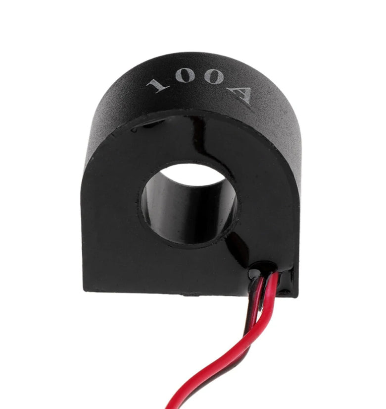 3pcs Blue Light 2in1 22mm AC50-500V 0-100A Amp Voltmeter Ammeter Voltage Current Meter With CT Au23