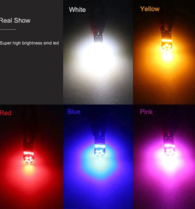 10pcs Car LED T10 4014 15SMD LED Reading License Plate Trunk Lights T10 Car Signal Lamp 501 194 Bulbs 4014SMD Clearance Lights Reading Interior Lights 6000K 12V