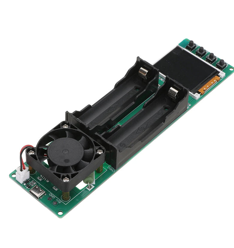 18650 Lithium Battery Capacity Tester Dual Channel Automatic Internal Resistance Tester Battery Power Detector Module Type-C Interface