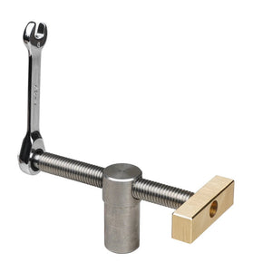1/2PCS Ganwei 19MM/20MM Woodworking Table Vice Clamp Tiger Clamp and Lock Set with Brass and Stainless Steel Ratchet for Secure Joinery and Fixtures Ratchet Mechanism Ideal for CNC and Woodworking