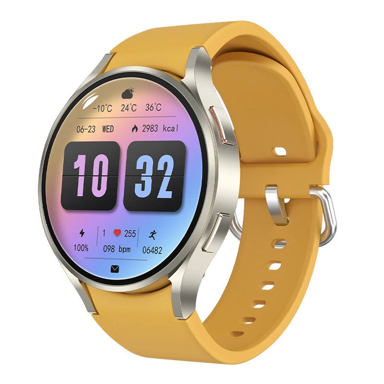 M10 1.4inch HD Screen bluetooth Call Heart Rate Blood Pressure Blood Oxygen Monitor Blood Sugar Sleep Monitoring Multi-sport Modes GPS Record Music Playback IP68 Waterproof Smart Watch