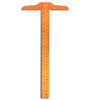 30cm/12inch T-ruler Depression Scale Drawing Ruler DIY Craft General Work Measuring Tool Stationery Office Supplies
