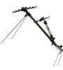 Aluminum Alloy Fishing Rod Holder Adjustable Retractable Fishing Pole Ground Stand Rod Bracket for Outdoor Fishing