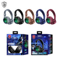 AKZ GM-C2 Gaming Headphone bluetooth Headset BT5.0 Colorful Lights Long Lasting Life Headphone with Mic