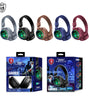 AKZ GM-C2 Gaming Headphone bluetooth Headset BT5.0 Colorful Lights Long Lasting Life Headphone with Mic