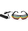 6 Colors LED Golwing Lighting EL Cold Light Glasses Eyewear Nightclub Party Goggles