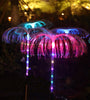 Solar LED Lights Outdoor Waterproof Solar Power Jellyfish Garden Decor Lawn Pathway Lamp 7 Color Changing