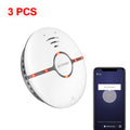 [3 PCS] BlitzWolf BW-IS7 WiFi Smoke Sensor LED Indicator 360 Sensing Fire APP Remote Alarm