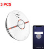 [3 PCS] BlitzWolf BW-IS7 WiFi Smoke Sensor LED Indicator 360 Sensing Fire APP Remote Alarm