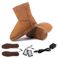 7.4V Electric Heating Shoes Snow Boots Warm Insoles For Women 113/45 For 3~4 Hours