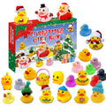 Christmas Advent Calendar Countdown with 24 Rubber Ducks Days Kids Adults Playing Funny Gifts Decoration Toys