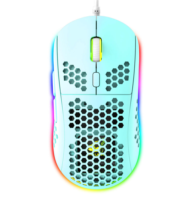 Honeycomb LED Glow Wired Profession Gaming Mouse – Elev8GamingHQ