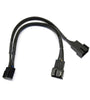 Akasa AK-CBFA04-15 15cm PWM Fan Splitter Supports 2 PWM Fans From A Single Motherboard PWM Header