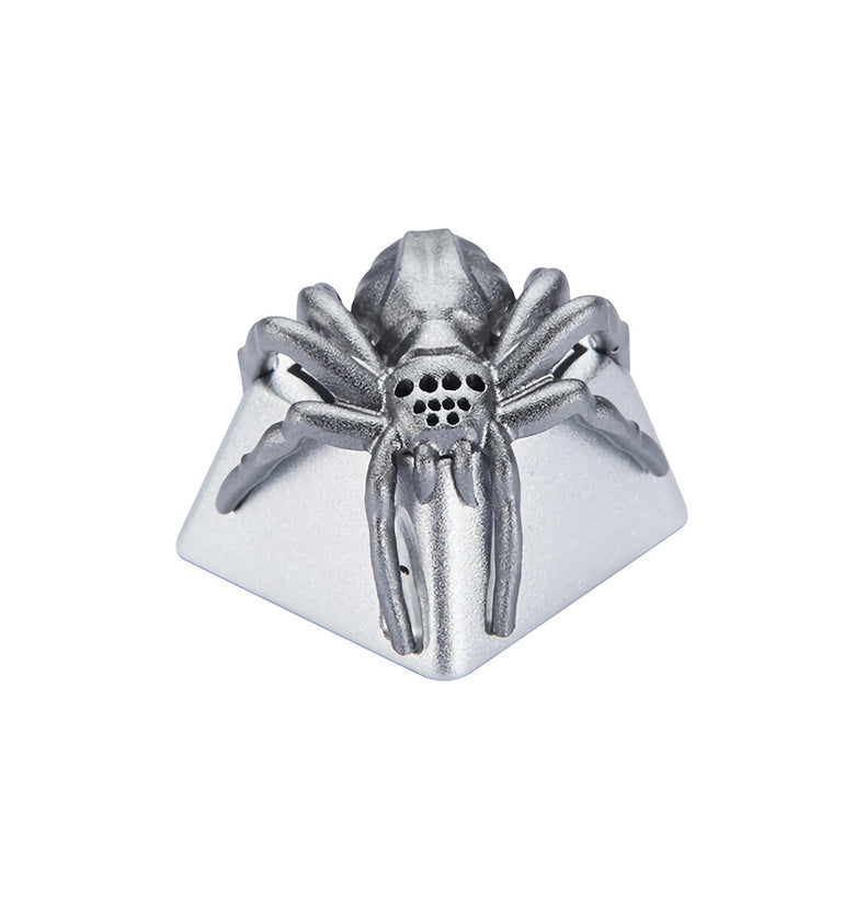 ZOMO PLUS Metal Spider Keycap Mythical Animal Series 3D Profile CNC Process Translucent Metal Keycap for Mechanical Keyboard