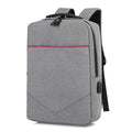 FLAMEHORSE Laptop Bag Backpack Pure Color Business Casual Backpack USB Charging Travel Shoulders Bag