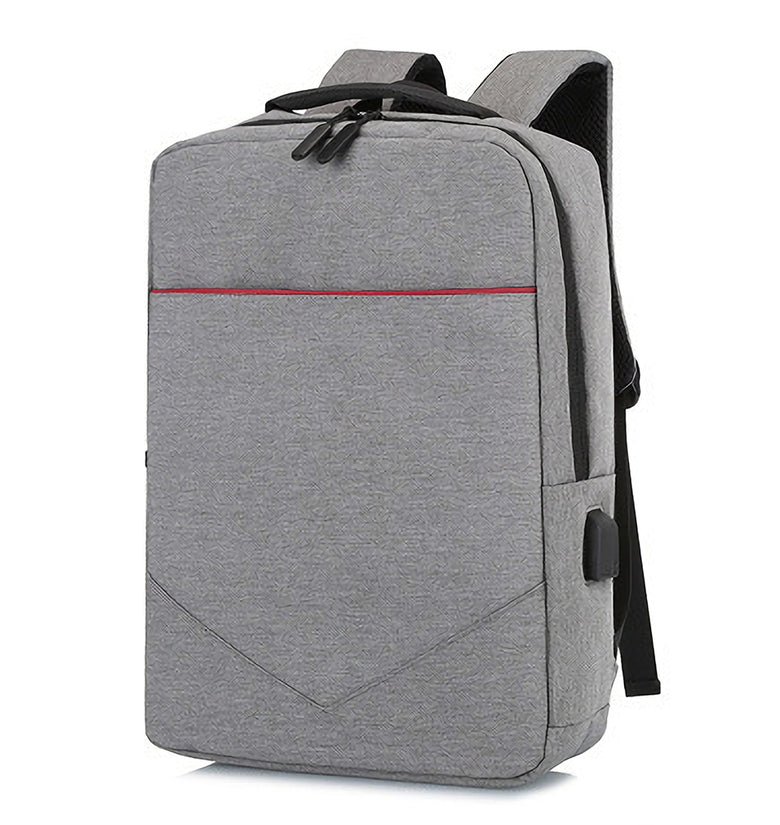 FLAMEHORSE Laptop Bag Backpack Pure Color Business Casual Backpack USB Charging Travel Shoulders Bag