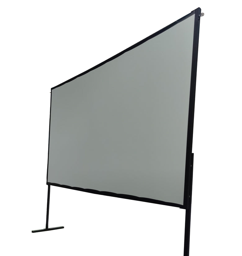 Projector Screen With Stand 100 Inch PVC Gray Soft HD 16:9 Portable Tripod Projector Movie Curtain Real Front Multifunction For Indoor Outdoor Entertainment Home Theater With Carry Bag