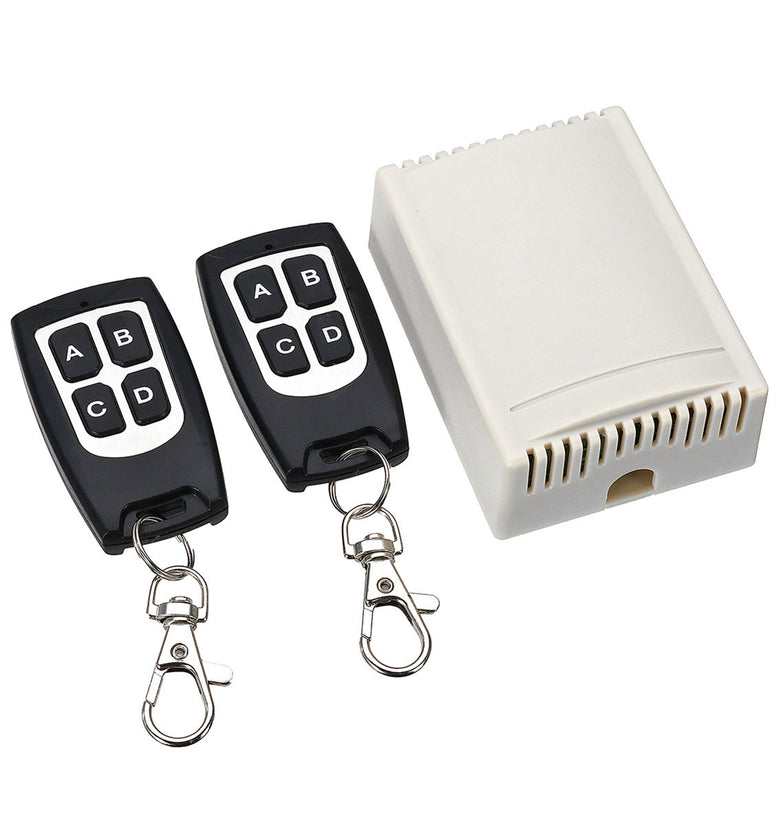 Geekcreit 12V 4-Channel 433Mhz Wireless Remote Control Switch With 2 Transmitters - 4CH Channel Transmitter