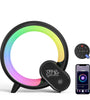 AGSIVO Wireless bluetooth Speaker RGB LED Night Light Atmosphere Lamp Alarm Clock with App Remote Control / Calendar / Temperature / Snooze