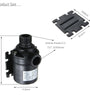 DC 24V 800L/H 19W 5m Lift Mini Quiet Brushless Motor Submersible Water Pump With 4mm Threaded Port