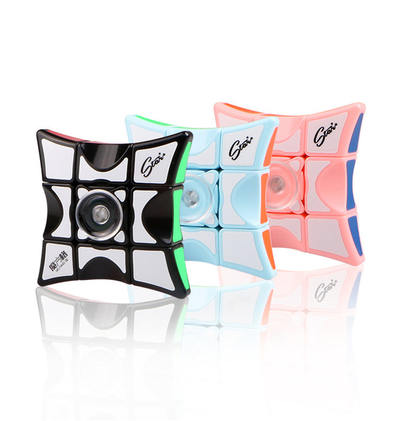 Qiyi Fingertip Magic Cubes 1x3x3 Professional Speed Game Adult Educational Learning Puzzle Toys for Childrens Gifts