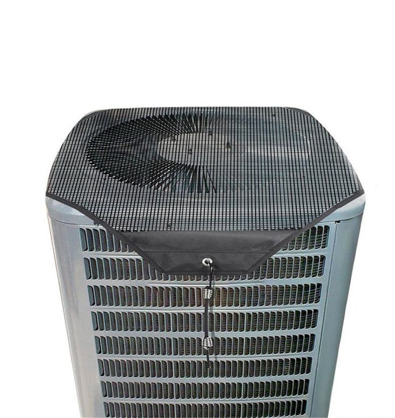 Air Conditioner Cover Outdoor Mesh Waterproof Oxford Cloth Protective Cover Dust Net Cooling Fan Cover
