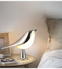 LED Bedside Lamp Creative Touch Switch 3 Light Colors Adjustable Wooden Bird Night Lights Dimming Brightness Bedroom Table Reading Lamp Decor Home