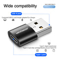 [2 Pcs] JOYROOM USB To USB-C 3A Charging Adapter Converter for Samsung Galaxy Note S20 ultra Huawei Mate40 OnePlus 8 Pro