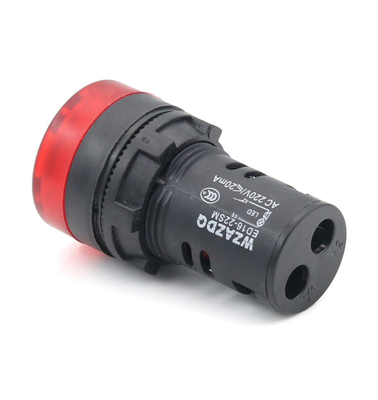 10Pcs ED16-22SM Intermittent Sound Flash Sound Light Buzzer Alarm System for 22mm 12V 24V 220V
