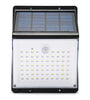 AUGIENB 88LED 600lumen Garden LEDs Split Solar Powered Light Motion Sensor Waterproof Wall Lamp Remote/Voice Control(50dB)