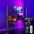 Bluetooth LED Floor Lamp RGBIC Music Synchronized Turn Corner Floor Lamp APP Remote Control Bedroom Game Room Party Decoration