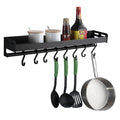 Aluminum Black Rack Storage Multifunctional Shelf Rack Organizer Arrangement for Home Kitchen Counter