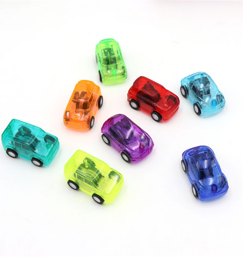 Transparent Mini Pull Back Car Plastic Toys Children's Toys