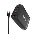 [GaN Tech] 160W 6-Port USB PD Charger 2USB-A+4USB-C Fast Charging Desktop Charging Station EU Plug US Plug for iPhone 15Pro Max for Huawei Mate60 Pro for Samsung Galaxy S23 for Xiaomi 13pro