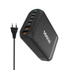 [GaN Tech] 160W 6-Port USB PD Charger 2USB-A+4USB-C Fast Charging Desktop Charging Station EU Plug US Plug for iPhone 15Pro Max for Huawei Mate60 Pro for Samsung Galaxy S23 for Xiaomi 13pro