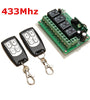 5Pcs Geekcreit 12V 4CH Channel 433Mhz Wireless Remote Control Switch With 2 Transimitter