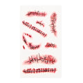 Halloween Temporary Tattoos That Look Like Real Wounds - Tattoo Sticker Horror Wound Realistic Blood Injury Scar Tattoo Stickers