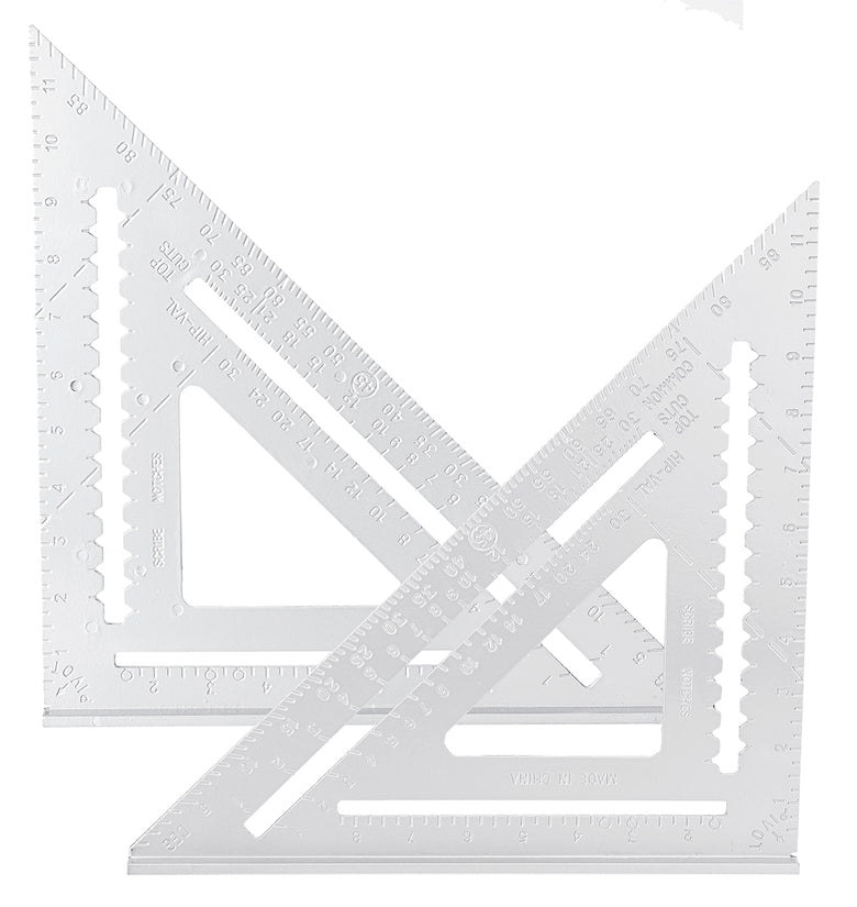 Aluminum Alloy Angle Square Triangle Ruler Roofing Carpenter Woodworking Tool