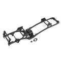 Carbon Fiber LCG Chassis Kit Frame Rail Skid Plate Set for SCX10 1/10 RC Crawler Car DIY Upgrade Parts