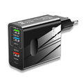 [GaN Tech] 65W 5-Port USB PD Charger 3USB+2PD Fast Charging Wall Charger Adapter EU Plug US Plug UK Plug for iPhone 12 13 14 14Pro for Huawei Mate50 for Xiaomi 13pro for Samsung Galaxy S23