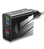 [GaN Tech] 65W 5-Port USB PD Charger 3USB+2PD Fast Charging Wall Charger Adapter EU Plug US Plug UK Plug for iPhone 12 13 14 14Pro for Huawei Mate50 for Xiaomi 13pro for Samsung Galaxy S23