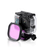 Red / Purple / Pink Waterproof Diving Filter Lens for GoPro9 Sports Camera