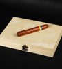 Wooden Cigar Box Portable Rectangular Natural wood packing Storage Case Gift