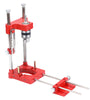 Aluminum Alloy Woodworking Drill Locator Pocket Hole Jig Drill Guide Adjustable Punch Locator for DIY Bench Furniture Position Hand Tools
