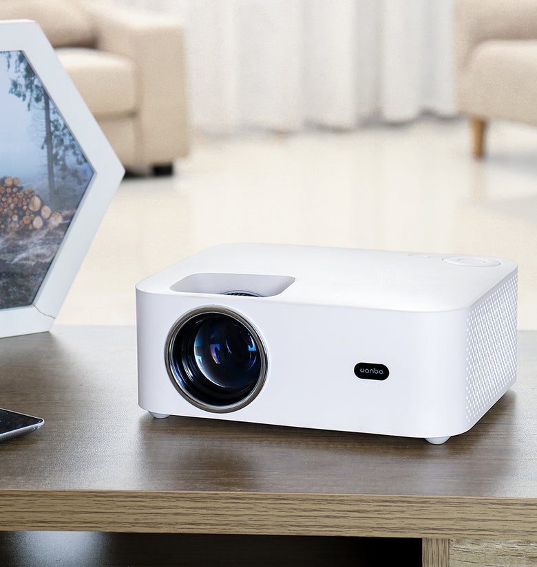 [Android 9.0] XIAOMI Wanbo X1 WIFI Projector 1080P Supported Netflix YouTube Online TV 350 ANSI Lumens 1+8G Four-way Keystone Correction Home Theater