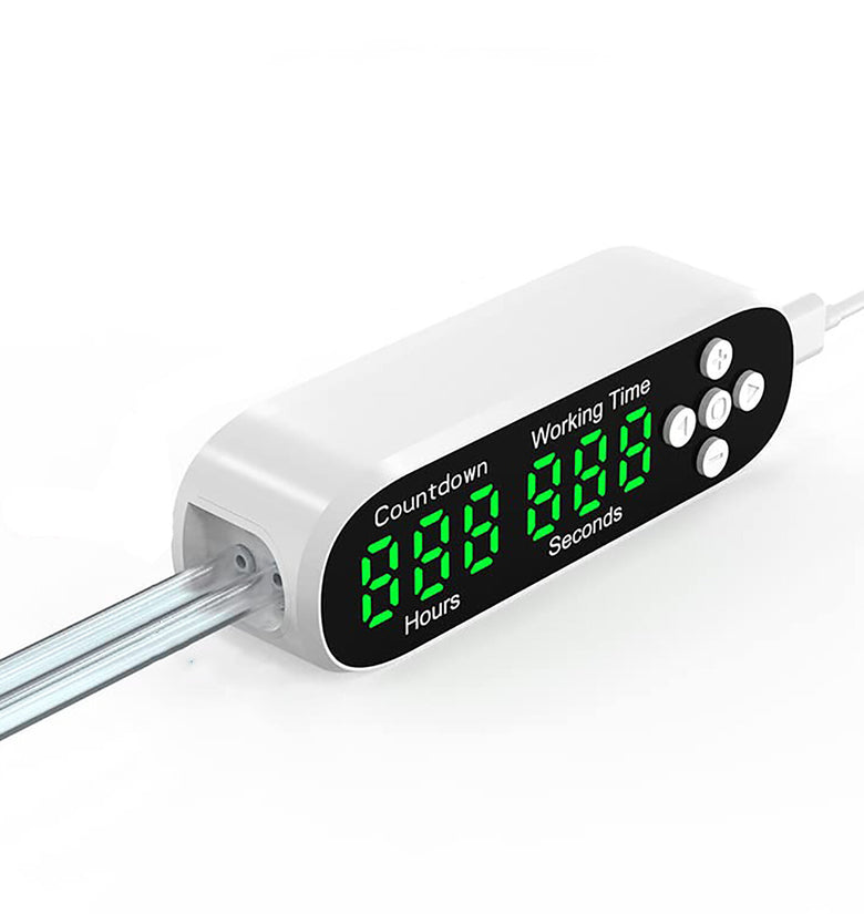 Smart Automatic Plant Waterer Drip Irrigation System with 40-Day Programmable Timer LED Display USB Power Timed Watering Device